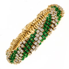 Gold, Diamond and Enamel Bracelet