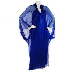 1980s Jaqueline de Ribes Chiffon Gown