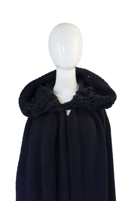 Rare 1960s Sybil Connolly Crochet Cape 1