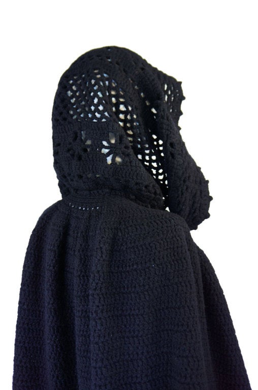 Rare 1960s Sybil Connolly Crochet Cape 5