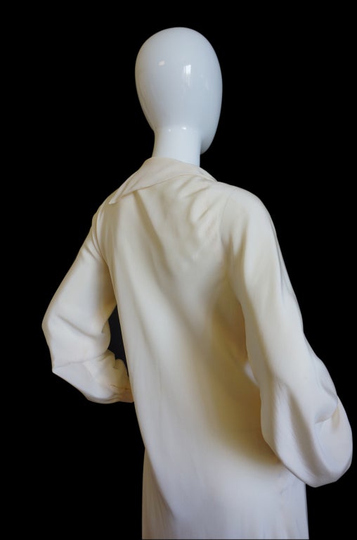 Spring 1977 Spiral Cut Halston Silk Dress For Sale 4