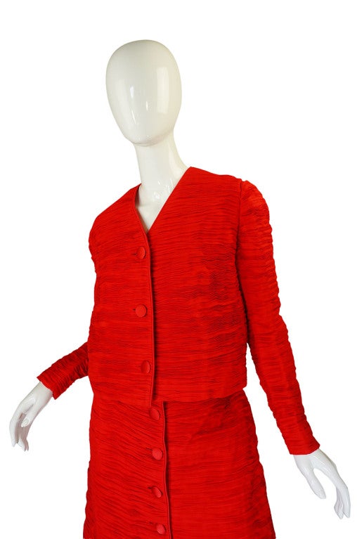 1960s Pleated Linen Sybil Connolly Suit 1