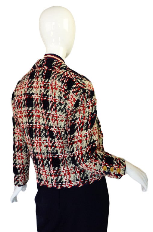 1970s Chanel Three Piece Boucle Suit 2