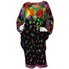 1980s Leonard Over Sized Fruit Dress
