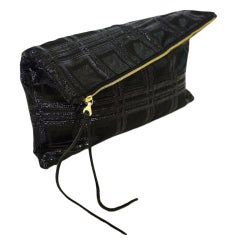 Handmade Metallic Silk Brocade Clutch