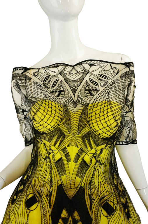 R2010 Alexander McQueen Tattoo Dress 3