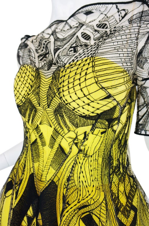 R2010 Alexander McQueen Tattoo Dress 4