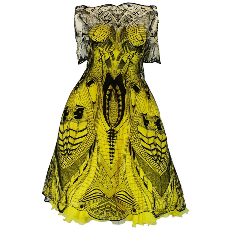 R2010 Alexander McQueen Tattoo Dress