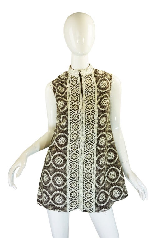 1960s Sequin Dior Mini Dress or Tunic at 1stdibs