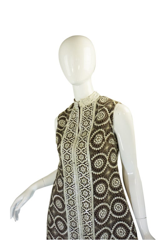 1960s Sequin Dior Mini Dress or Tunic 2
