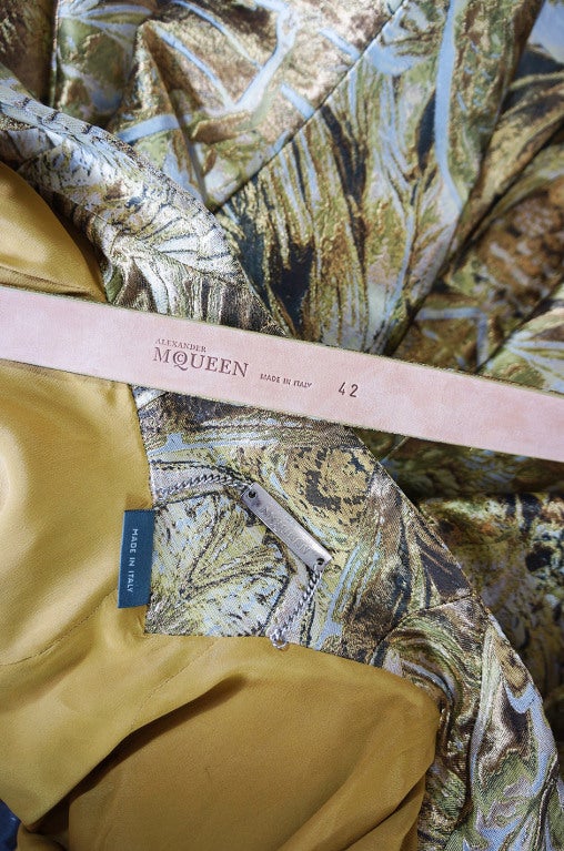 Final Collection Alexander McQueen Gold Brocade Angel Jacket 4