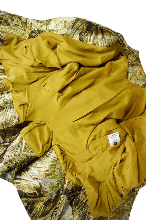 Final Collection Alexander McQueen Gold Brocade Angel Jacket 3