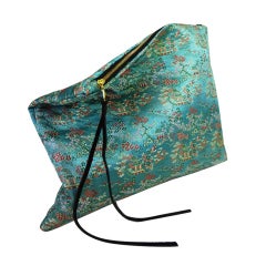 Retro Handmade 1950s Silk Brocade Clutch Only 2 could be made