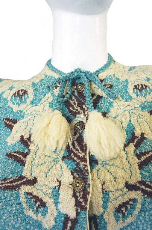 Rare 1940s Catalina Pom Pom Sweater 1