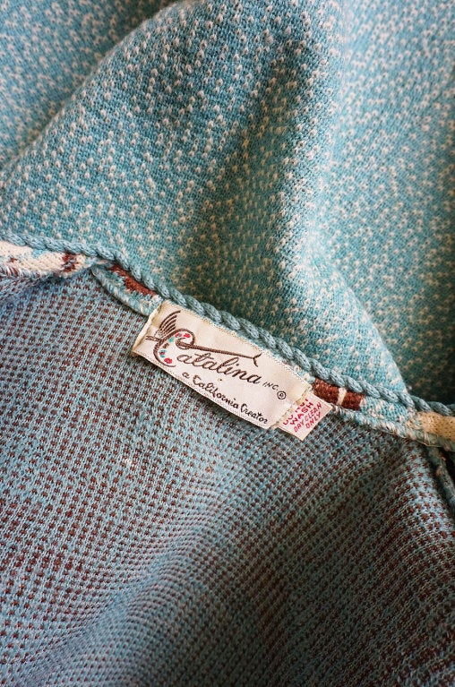 Rare 1940s Catalina Pom Pom Sweater 2