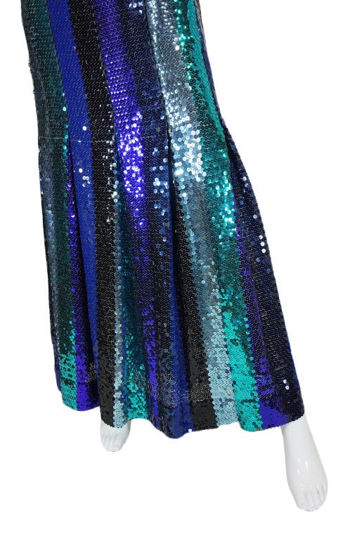 Rare 1960s Sequin Givenchy Gown and Wrap at 1stDibs