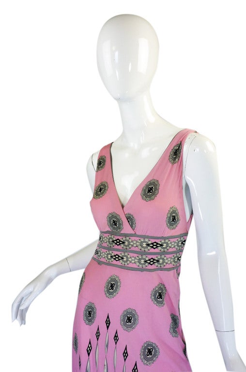 1970s Amazing Pink Emilio Pucci Dress For Sale 1