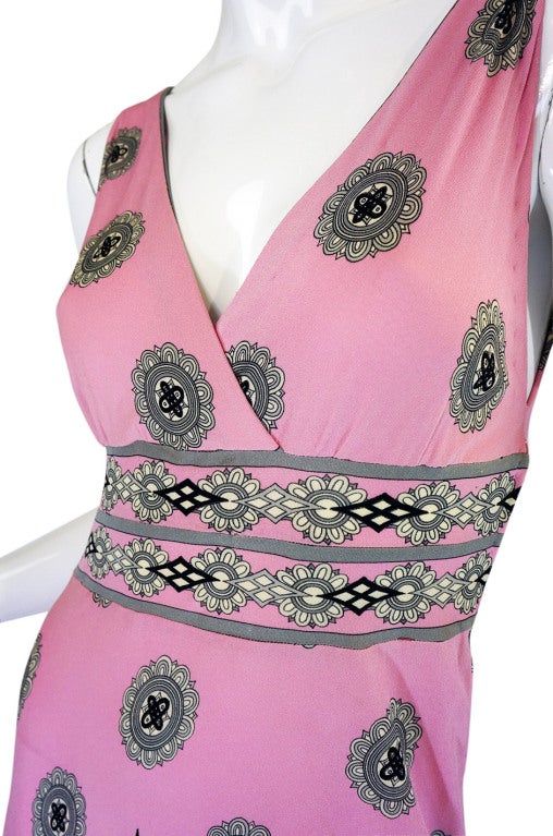1970s Amazing Pink Emilio Pucci Dress For Sale 3