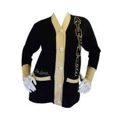 Antique Rare 1920s Athenas Collegiate Sweater