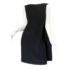 1950s Douglas Curry Caped Back Dress at 1stDibs