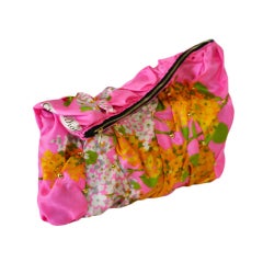 Handmade Vintage Dior Fabric Clutch