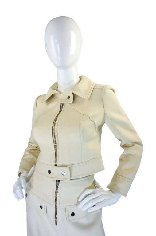 Women's 1960s Courreges Numbered Couture Suit