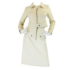 Vintage 1960s Courreges Numbered Couture Suit