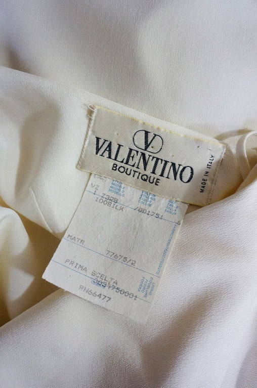1980s Valentino One Shoulder Dress 6