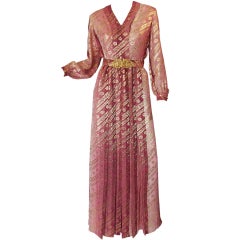 1960s Silk Organza
Gold Adele Simpson 1960s Silk Organza
Gold Adele Simpson