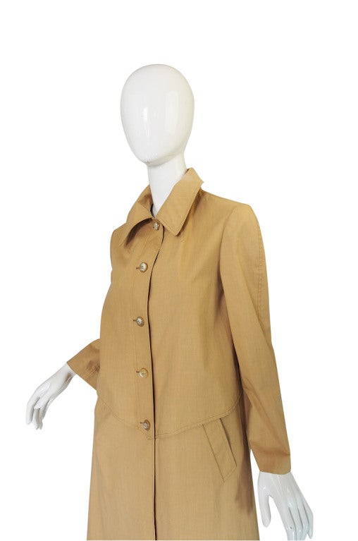 Women's 1950s Rare Hermes Macintosh Raincoat