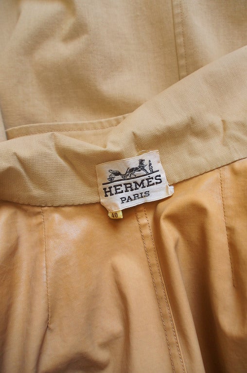 1950s Rare Hermes Macintosh Raincoat 3
