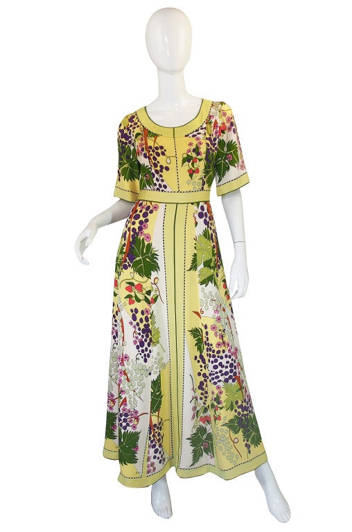 

The better Bessi pieces are right up there with Emilio Pucci and Leonard in terms of style, construction and quality and this particular dress is just fabulous and feels like it is straight off the rack as it is in such amazing condition. A soft