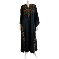 Vintage 1900s Bedouin Embroidered Gown