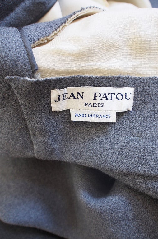 1960s Numbered Haute Couture Jean Patou Dress 7
