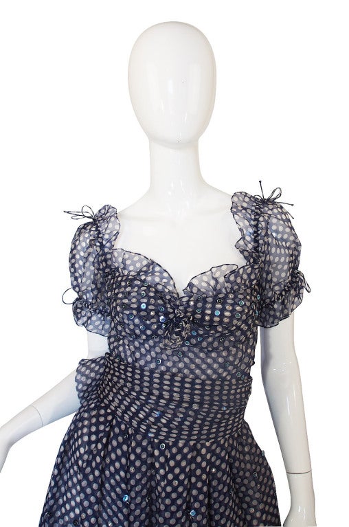 Women's 1970s Nina Ricci Haute Boutique Gown