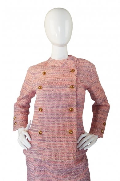 Circa 1966 Chanel Haute Couture Suit In Good Condition In Rockwood, ON