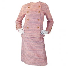 Vintage Circa 1966 Chanel Haute Couture Suit