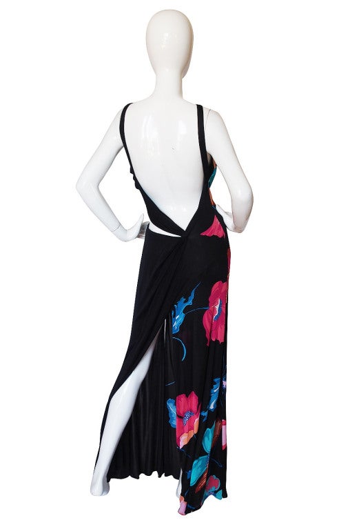 Women's 1990s Versace Couture Cut Out Gown
