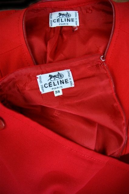 1970s Celine Skirt & Vest Suit 3