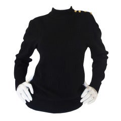 1980s Scottish Cashmere Chanel Sweater