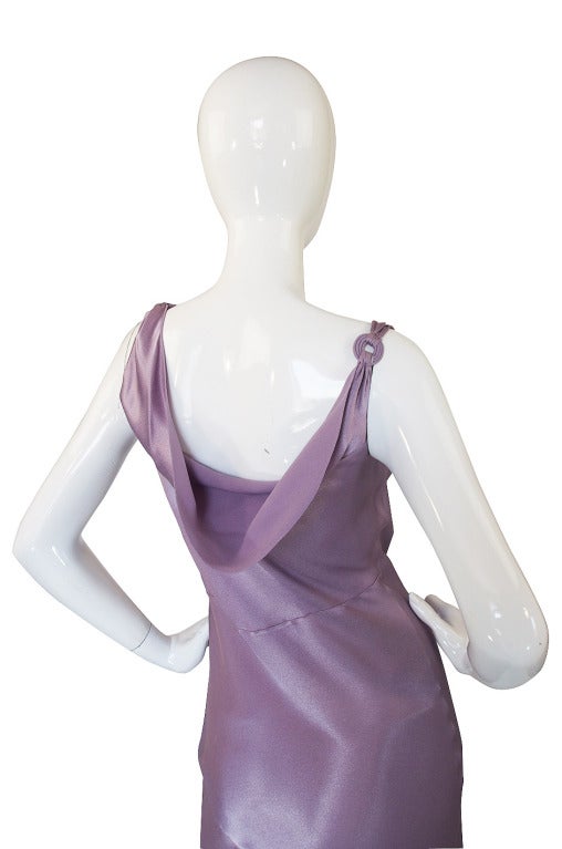Women's 1997 Collection John Galliano Bias Cut Lilac Slip Dress