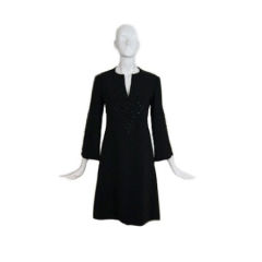 Vintage 1950s Beaded Couture Fabiani Dress