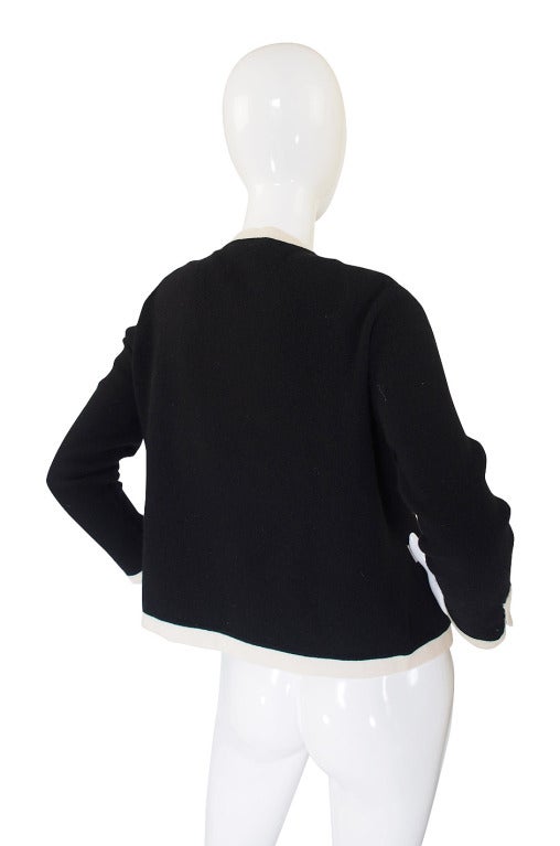 1980s Classic Chanel Cashmere Twinset In Excellent Condition In Rockwood, ON