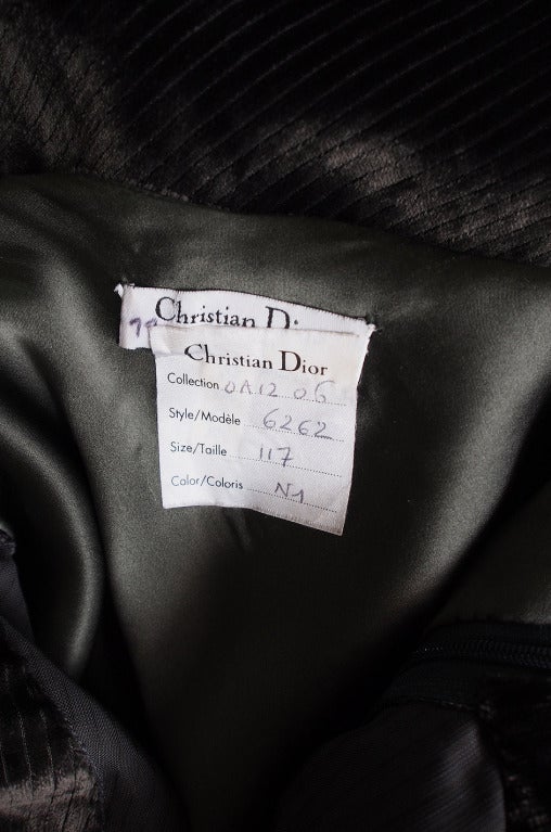 1990s Christian Dior Velvet Gown 4
