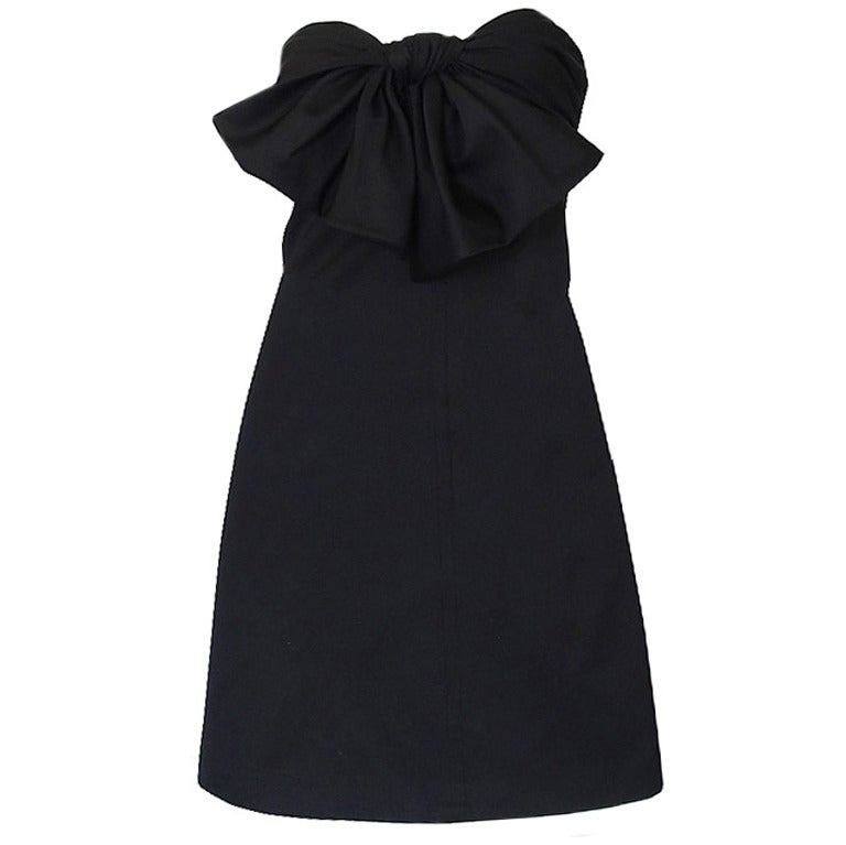 Recent Giambattista Valli Strapless Bow Dress For Sale