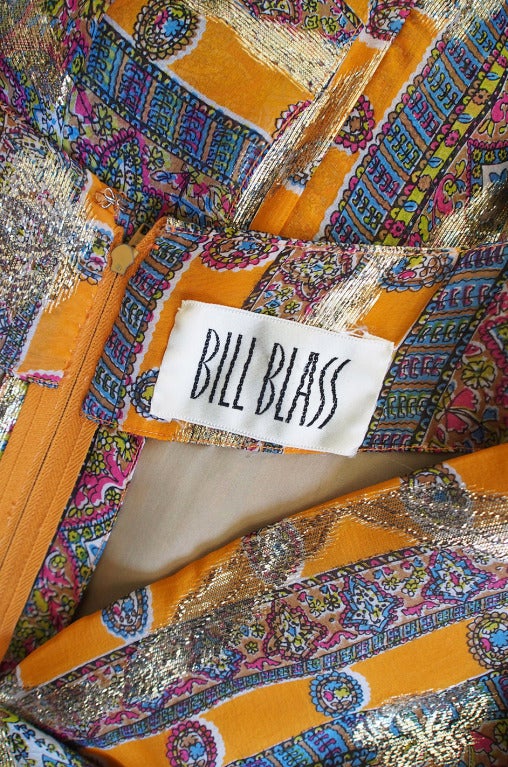 1970s Handkerchief Hem Bill Blass Gown 6