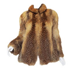 Vintage Stunning 1970s Biba Fox Fur Jacket