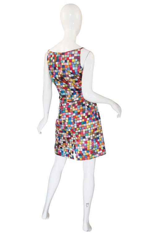 S/S 1995 Todd Oldham Runway Check Dress