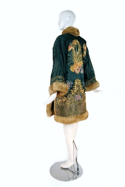 I realize it is warm outside for most of us but sometimes you must list treasures when you come across them. This is a one of a kind coat that my client custom ordered from Michelle Furs, Hong Kong back in the 1960s. She never wore it! I have the
