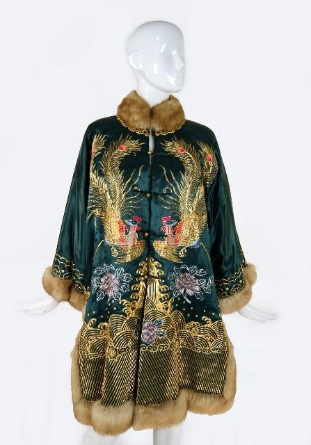 1960s Embroidered Sable & Mink Coat 1